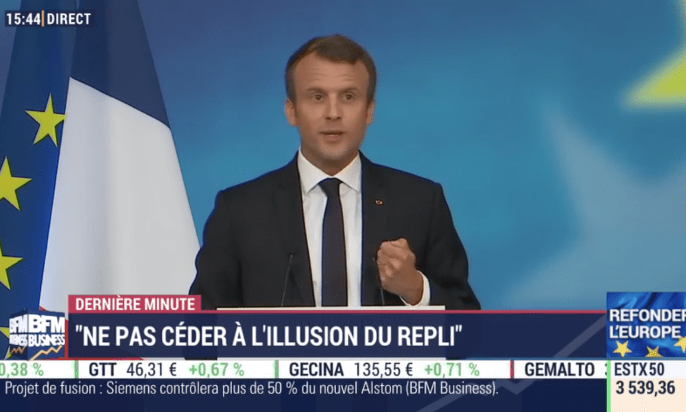 Macron veut une taxe européenne sur les transactions financières